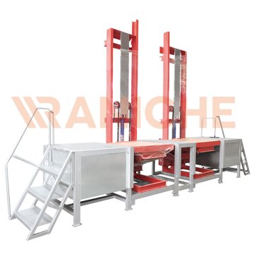 Hydraulic Crate Unloading System for Poultry Processing Line