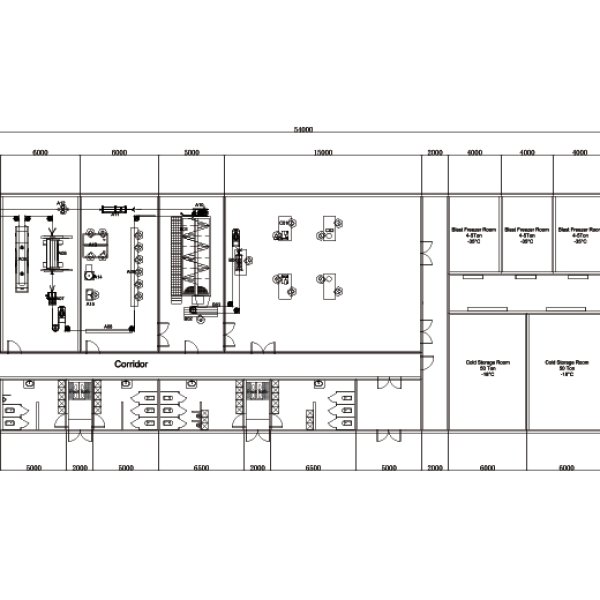 1000 BPH Chicken Slaughterhouse Engineering Plan