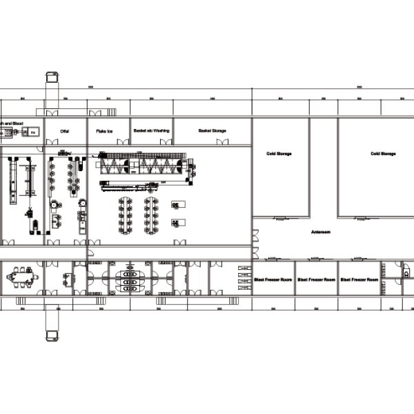 2000 BPH Chicken Slaughterhouse Engineering & Layout Concept