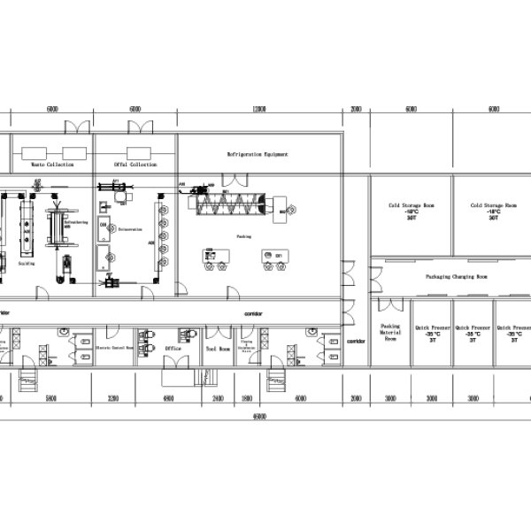 500 BPH Complete Chicken Slaughterhouse Design Solution