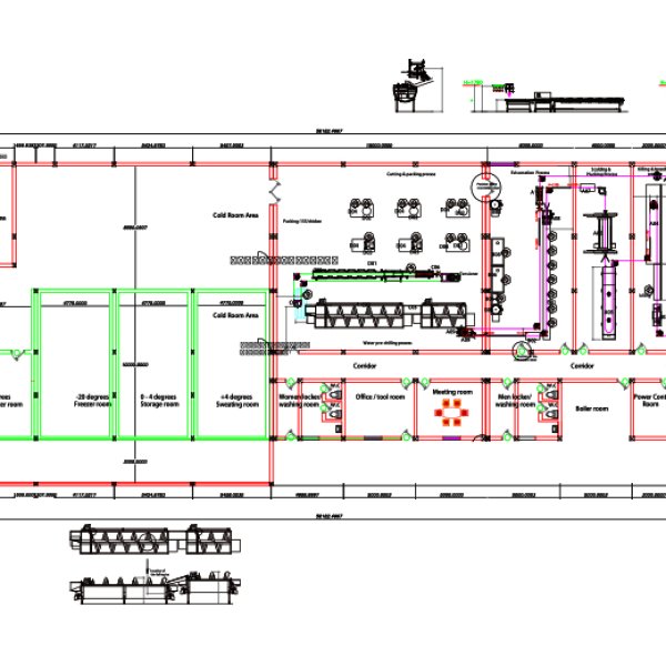 1500 BPH Chicken Slaughterhouse Engineering Plan