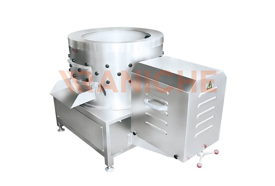Single-Barrel Horizontal Automatic Chicken Feet Peeling Machine